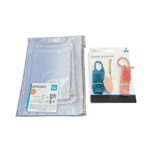 Tumbler Accessories with Zipper Bags